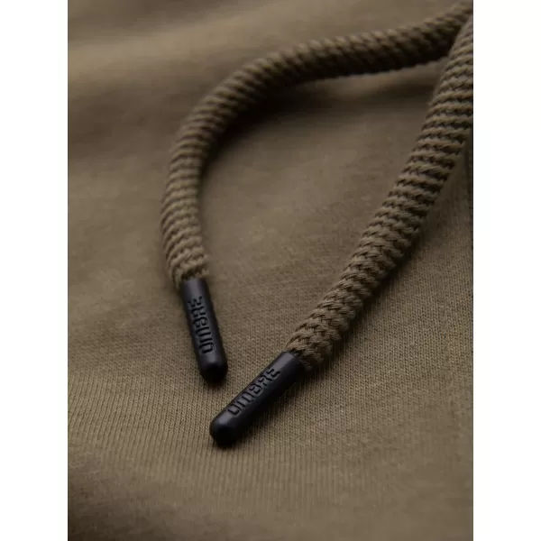  Hanorac pentru bărbați OMBRE OM-SSZP-0256 MĂSLINE 