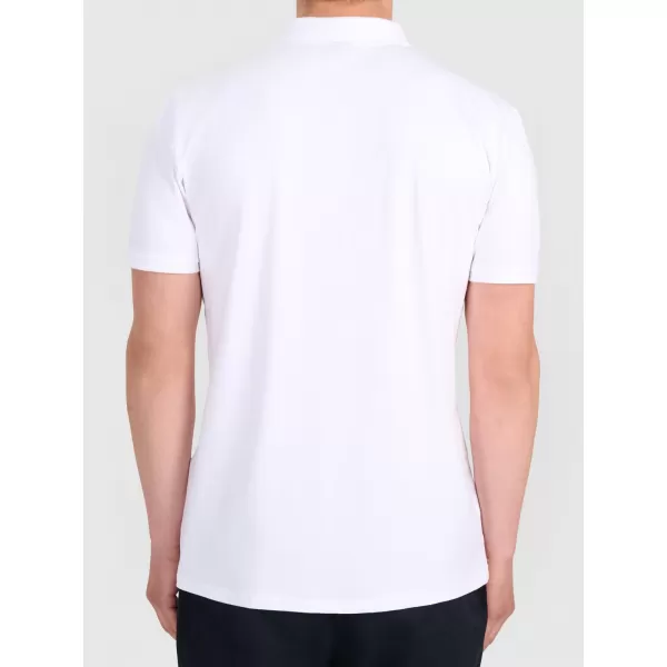  Tricou pentru bărbați cu guler 4F WMM00TPTSM0770 ALB 