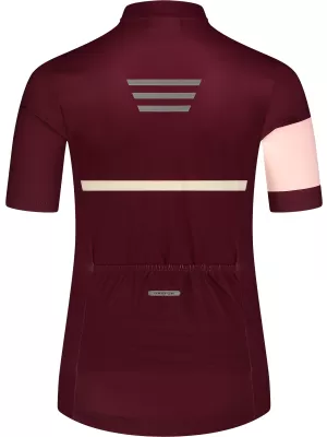 Tricou de ciclism pentru femei NORDBLANC ENTHUSIAST NBSLF8084 ROŞU