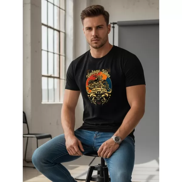  Tricou pentru bărbați DSTREET NX052R NEGRU 