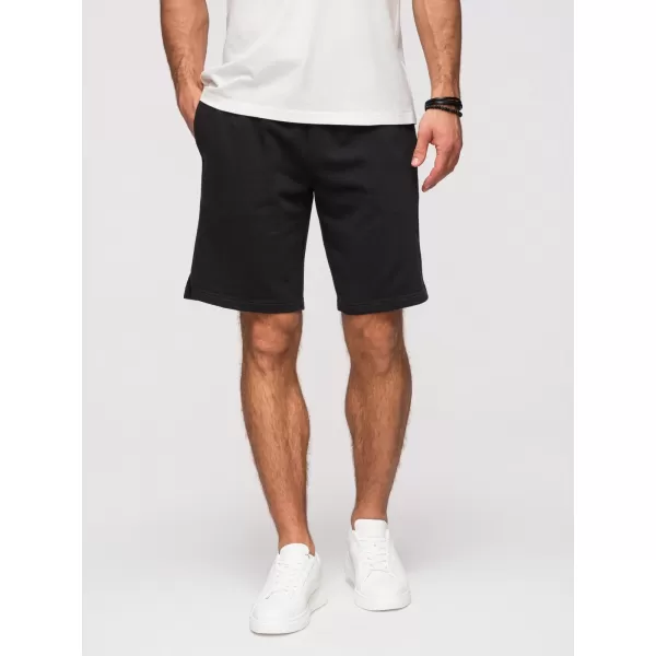  Pantaloni scurți pentru bărbați OMBRE OM-SRSK-0196 NEGRU 