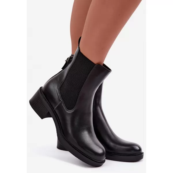  Botine de dama SERGIO LEONE BT-04 NEGRU 