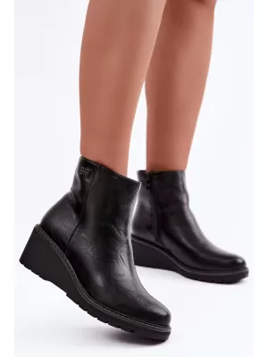 Botine de dama BOTO RMR2510-2 NEGRU