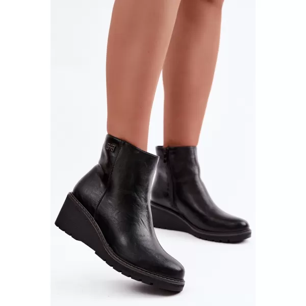  Botine de dama BOTO RMR2510-2 NEGRU 