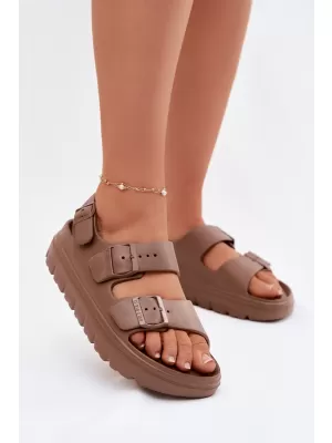 Sandale de dama BIG STAR SHOES TT274A035 MARO/BEJ