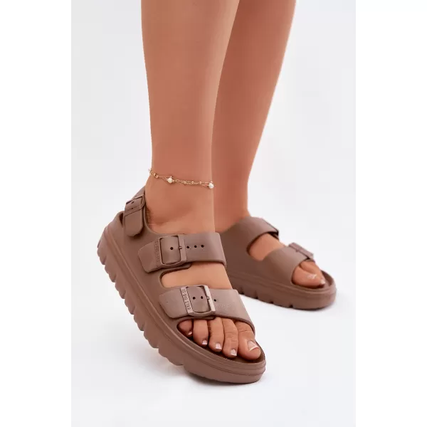  Sandale de dama BIG STAR SHOES TT274A035 MARO/BEJ 