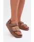 Sandale de dama BIG STAR SHOES TT274A035 MARO/BEJ