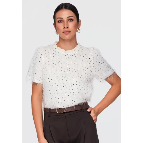  Bluza de dama OMBRE OW-TS-E0089 BEJ 