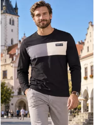 Tricou pentru bărbați ALTISPORT IVAS NEGRU