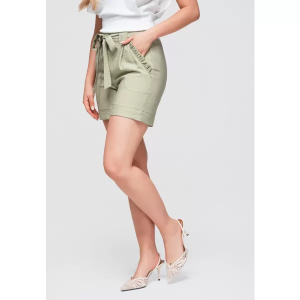  Pantaloni scurți de damă OMBRE OW-ST-E0006 KAKI 