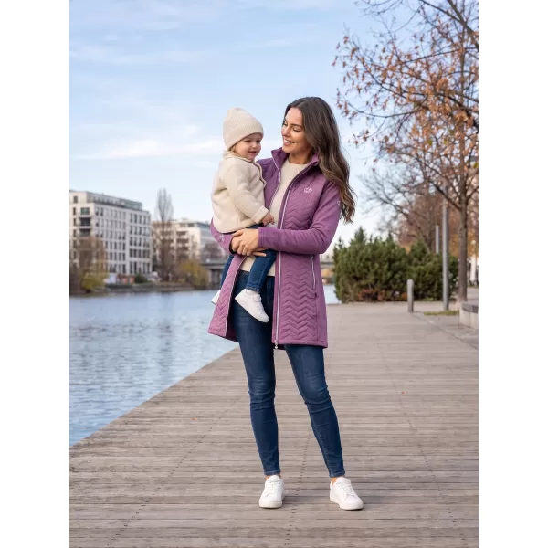  Palton hibrid de damă ALTISPORT IRYSA VIOLET 