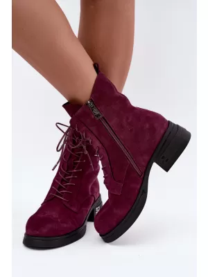 Botine de dama VINCEZA 67044 BURGUNDIA