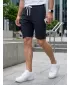 Pantaloni scurți pentru bărbați DSTREET SX2626 ALBASTRU ÎNCHIS