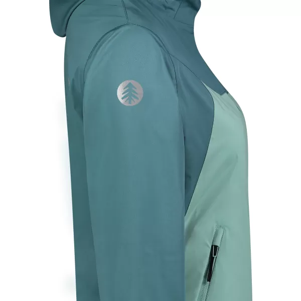 Jachetă softshell pentru femei NORDBLANC OUTLAND NBSSL8324 VERDE/GRI 