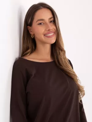 Bluza de dama BASIC FEEL GOOD RV-BZ-4691.40P MARO ÎNCHIS