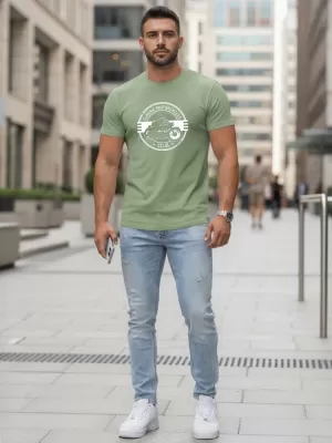Tricou pentru bărbați DSTREET NX5088R VERDE DESCHIS