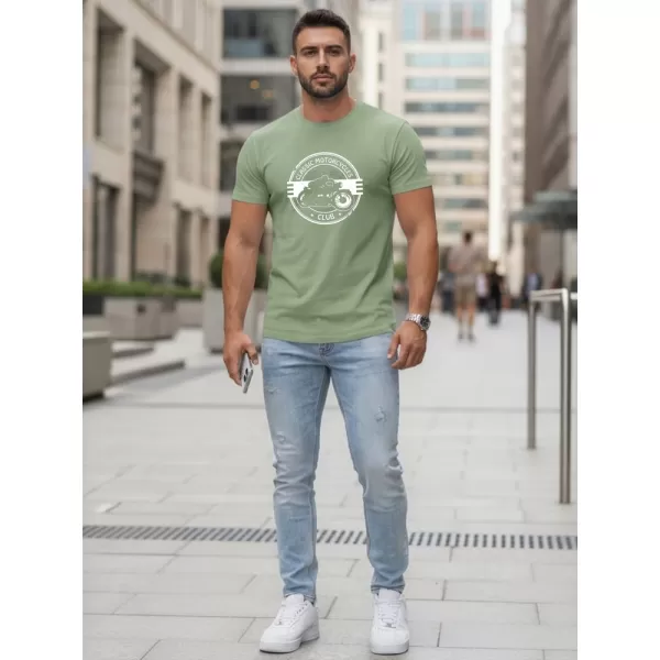  Tricou pentru bărbați DSTREET NX5088R VERDE DESCHIS 