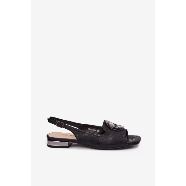  Sandale de dama S.BARSKI KV61-6024 NEGRU 