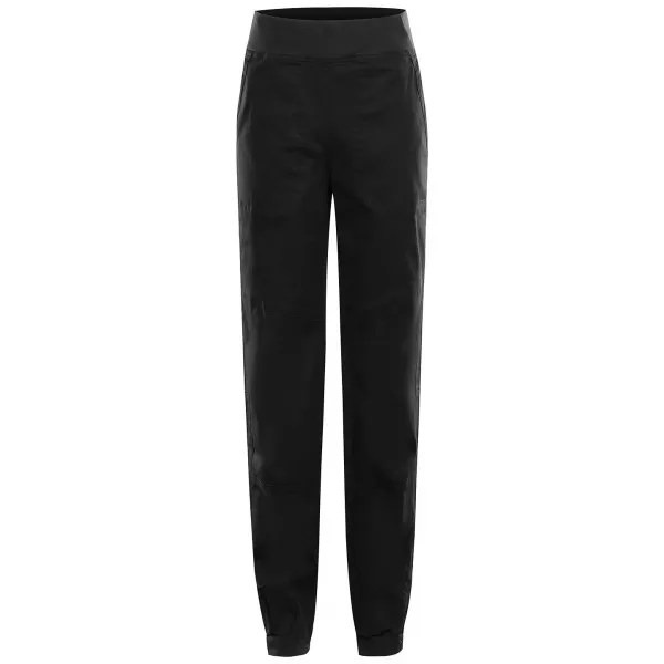  Pantaloni de dama din bumbac ALPINE PRO ZAMENA NEGRU 