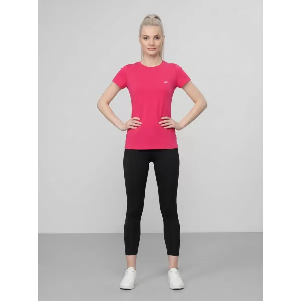  Tricou funcțional de damă 4F WAW25TFTSF1527 ROZ ÎNCHIS 