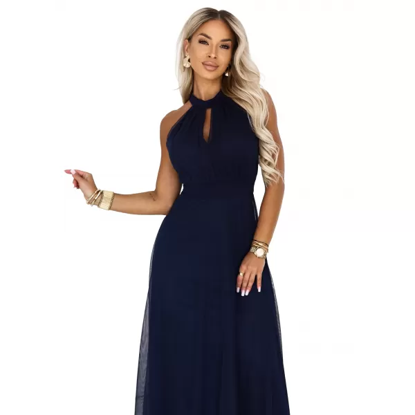  Rochie NUMOCO 662-3 ALBASTRU ÎNCHIS 