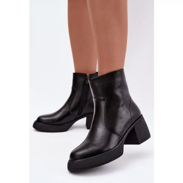  Botine de dama D&A CR62-3369 NEGRU 