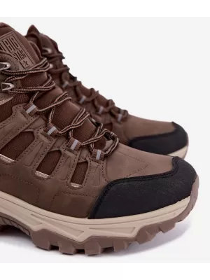 Pantofi pentru bărbați BIG STAR SHOES UU174316 UMBRE MARO/BEJ