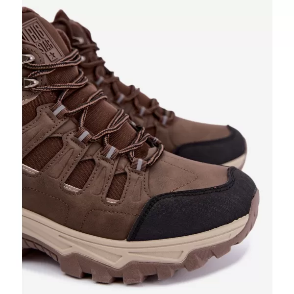  Pantofi pentru bărbați BIG STAR SHOES UU174316 UMBRE MARO/BEJ 
