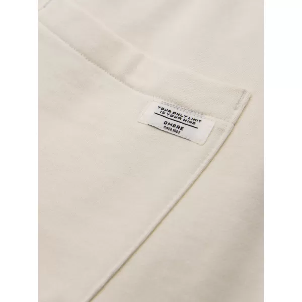  Pantaloni de trening pentru bărbați OMBRE OM-PABS-0304 CREMĂ 