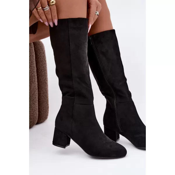  Cizme de dama S.BARSKI HY62-8131 NEGRU 