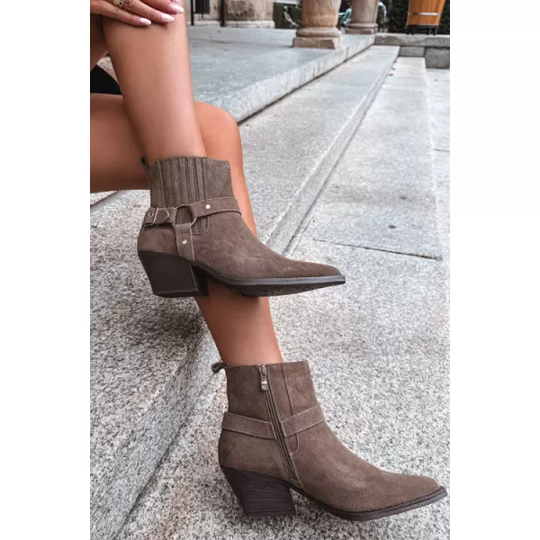 Botine de dama BOTO NC1360K CAPPUCCINO 