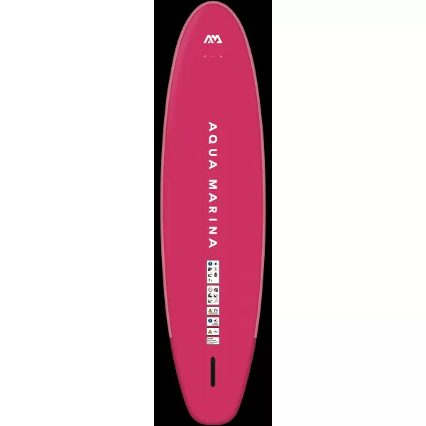  Placă cu vâsle AQUA MARINA CORAL 10'2'' ZMEURĂ 
