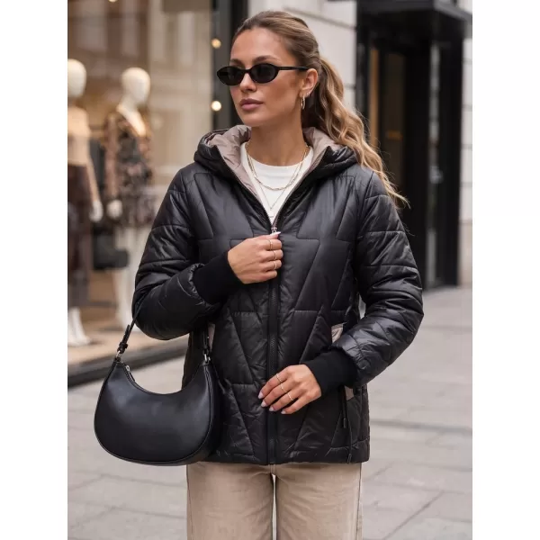  Geaca de dama DSTREET TY5786 NEGRU 