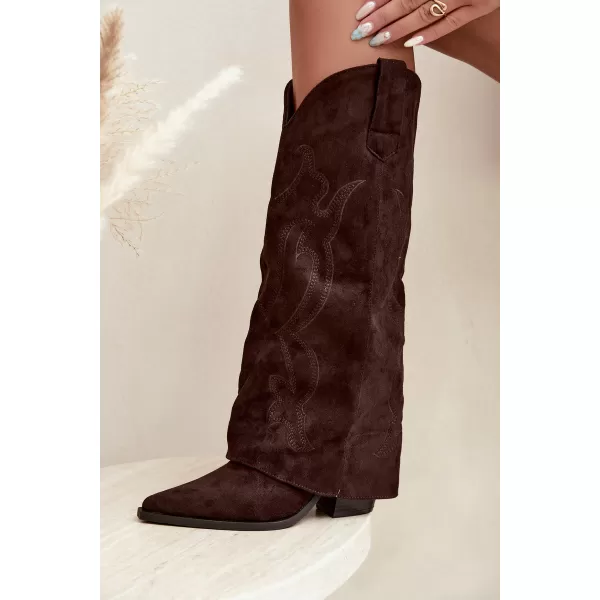 Cizme de cowboy dama BOTO 2588A MARO 