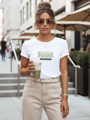 Tricou pentru femei DSTREET NX5031RY ALB