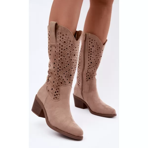  Cizme de dama S.BARSKI HY62-8126 BEJ 