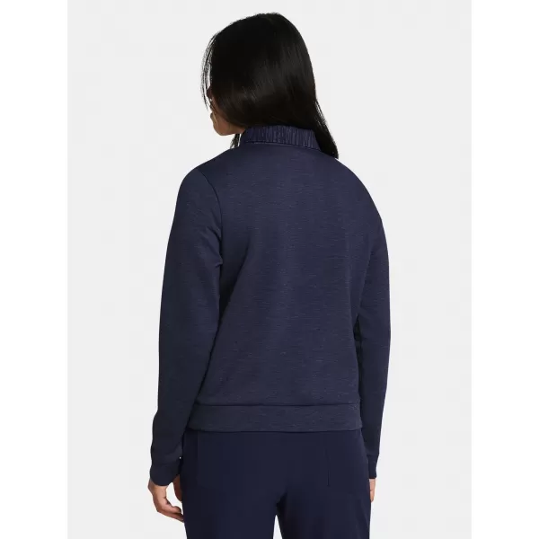  Hanorac de dama UNDER ARMOUR UA DRIVE MIDLAYER CREW 1387143-410 ALBASTRU 