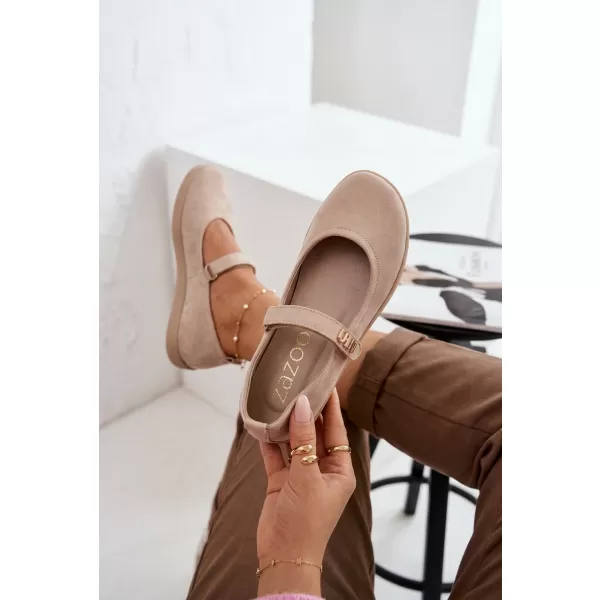  Balerini de dama ZAZOO 10206 BEJ 