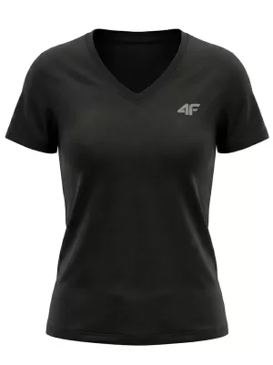 Tricou pentru femei 4F WMM00TTSHF3307 NEGRU ADÂNC