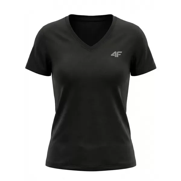  Tricou pentru femei 4F WMM00TTSHF3307 NEGRU ADÂNC 