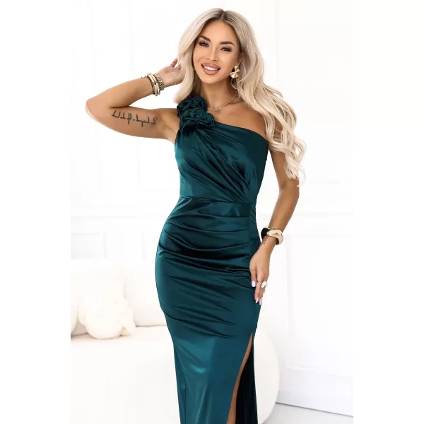  Rochie de femei NUMOCO 580-7 VERDE STICLA 