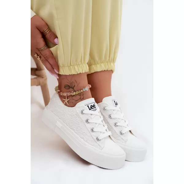  Adidași de damă LEE 50261003.1FG ALB 
