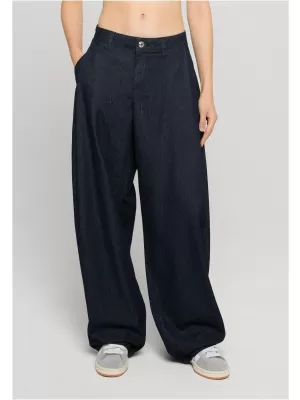 Pantaloni de dama URBAN CLASSICS TB8296 ALBASTRU CLĂTIT SPĂLAT