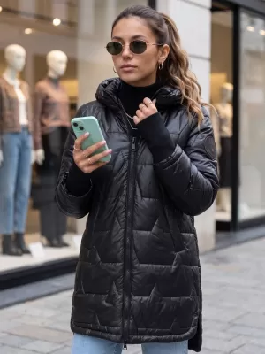 Geaca de dama DSTREET TY5787 NEGRU