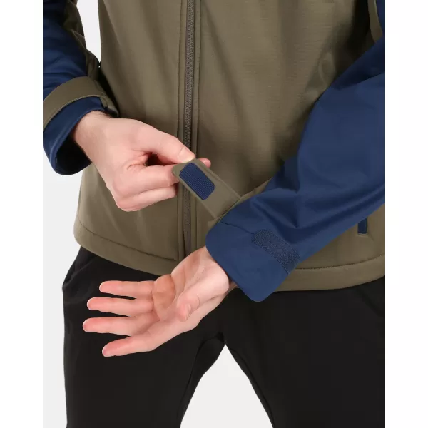  Jachetă softshell pentru bărbați KILPI ONTAVIO-M 1M0112KI KAKI 