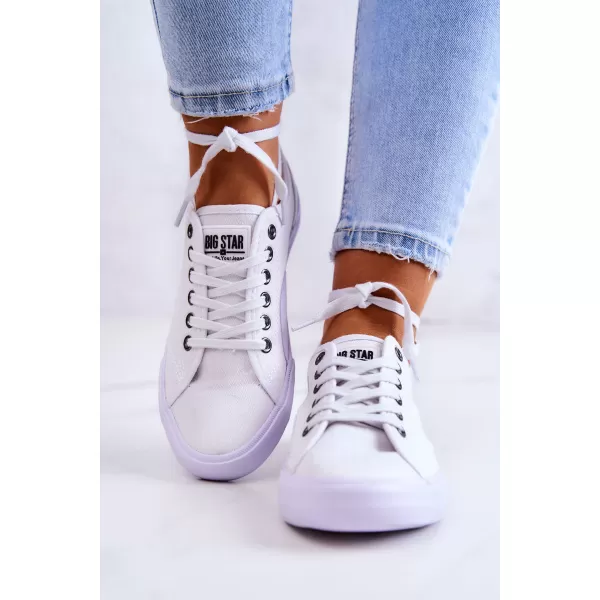  Adidași de damă BIG STAR SHOES W274835 ALB 