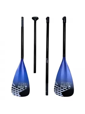 Vâslă STAR Fiberglass 4T Combo NEGRU
