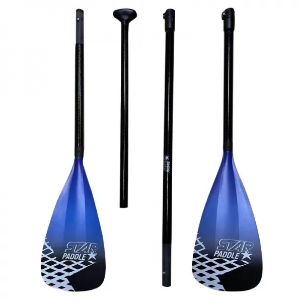  Vâslă STAR Fiberglass 4T Combo NEGRU 