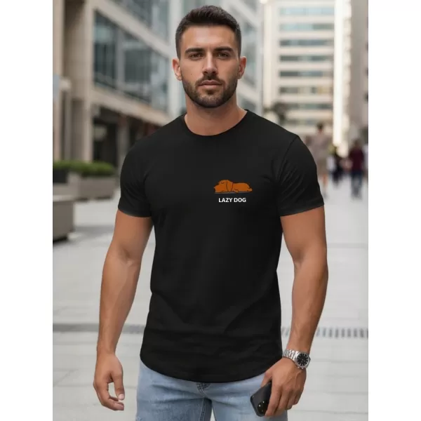  Tricou pentru bărbați DSTREET NX5096R-BK NEGRU 