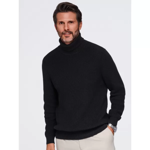  Gât bărbătesc pentru bărbați OMBRE OM-SWTN-0189 NEGRU 